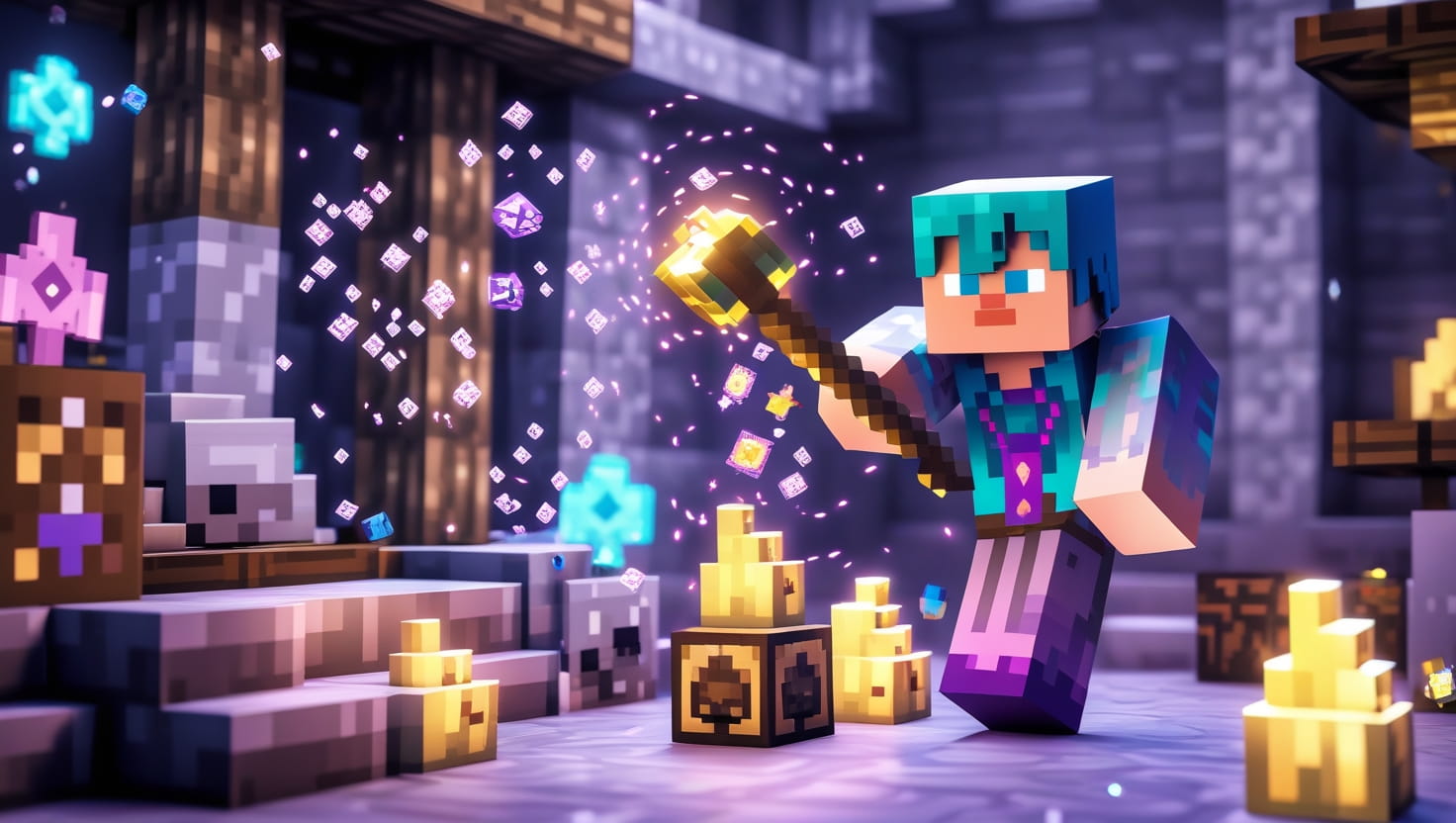 Charms and Chisels Addon (1.21) – MCPE/Bedrock Mod